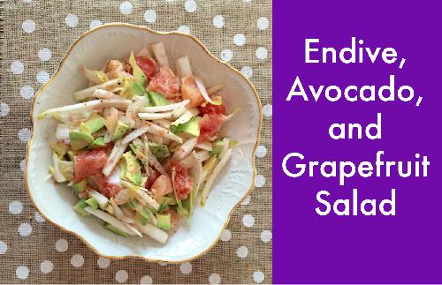 Endive, Avocado, and Grapefruit Salad